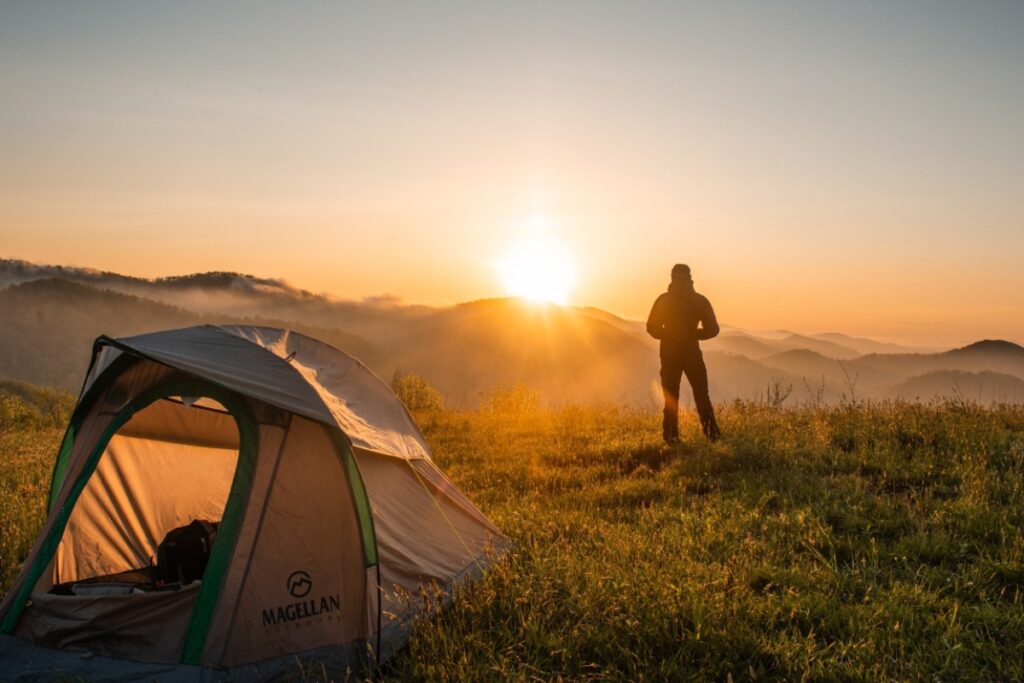 camping sui Monti Sibillini Lungo il GABA